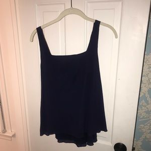 Club Monaco navy, low back top